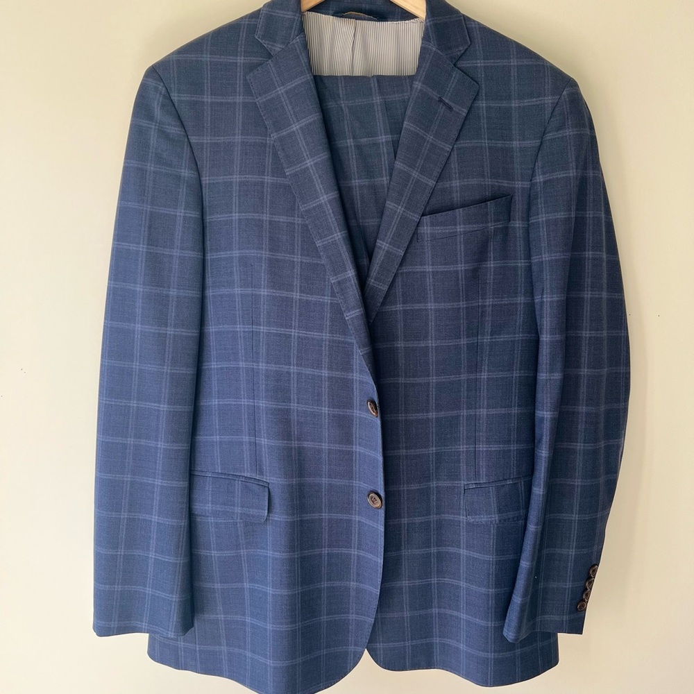 Brooks Brothers Blazer with Windowpane Pattern
